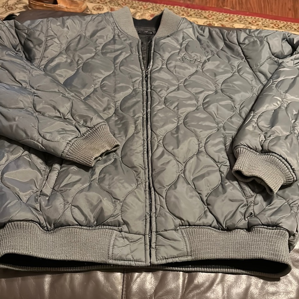 Sean Jean Mens Reversable Bomber Jacket Size2 or  3XL
